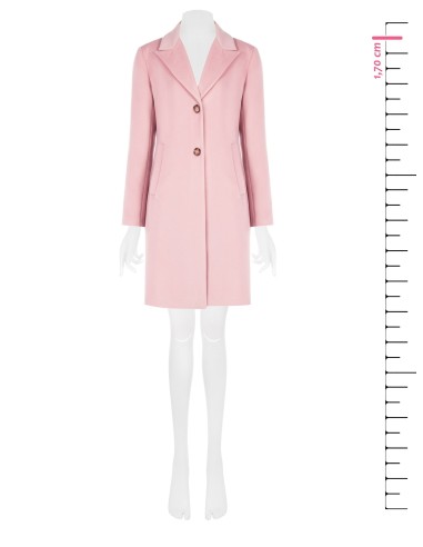 Casaco Médio Acinturado em Velour Rinascimento