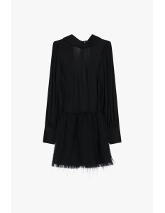 Abito Corto Con Maniche Lunghe E Balza Testo Dixie - Vestiti Firmat... 2