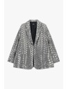 Blazer Fantasia Geometrica Monopetto Vestibilit\Xc3\Xa0 Morbida Dix...