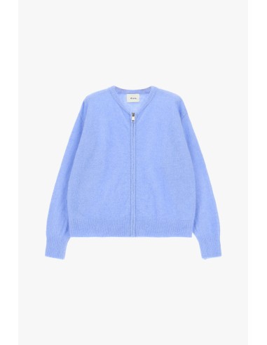 Cardigan com fecho de correr frontal e mangas compridas Dixie