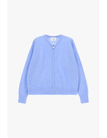 Cardigan com fecho de correr frontal e mangas compridas Dixie
