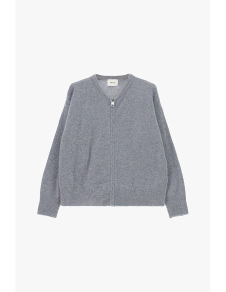 Cardigan com fecho de correr frontal e mangas compridas Dixie