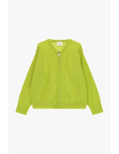 Cardigan com fecho de correr frontal e mangas compridas Dixie
