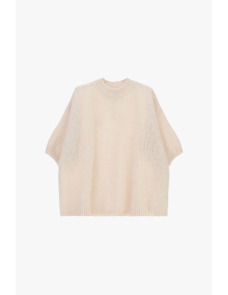 Camisola Oversize Mangas 3/4 Gola Redonda Dixie