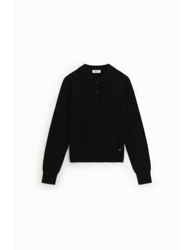 Pulôver com Colarinho e Botões Dixie