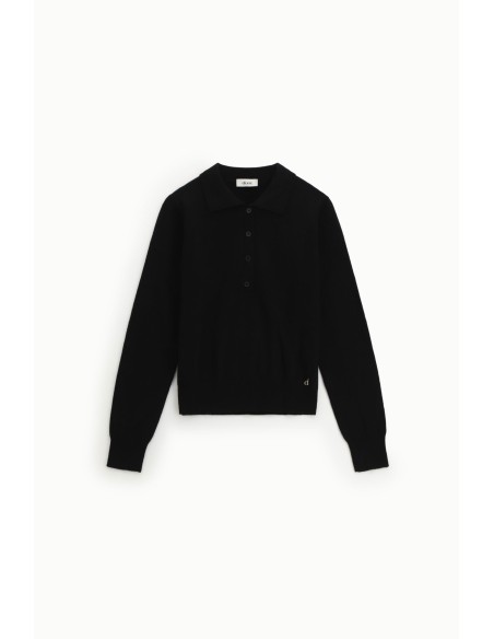 Pulôver com Colarinho e Botões Dixie