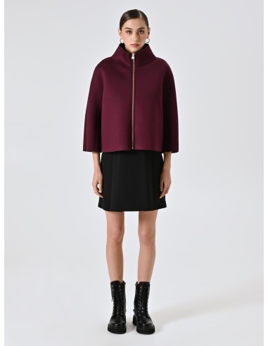 Casaco Curto Com Efeito De Capa De Neoprene Rinascimento - Vestiti Firmati Life Smiles