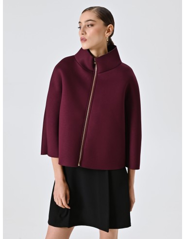 Casaco Curto Com Efeito De Capa De Neoprene Rinascimento - Vestiti Firmati Life Smiles