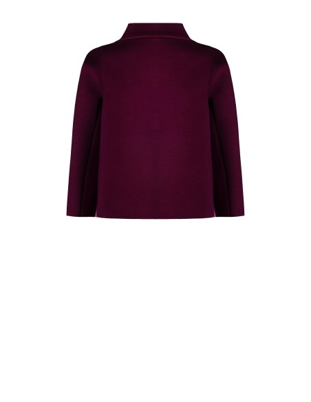 Casaco Curto Com Efeito De Capa De Neoprene Rinascimento - Vestiti Firmati Life Smiles