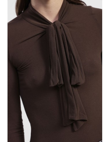 Top A Manica Lunga Con Fiocco E Taglio Dritto Dixie - Vestiti Firma...