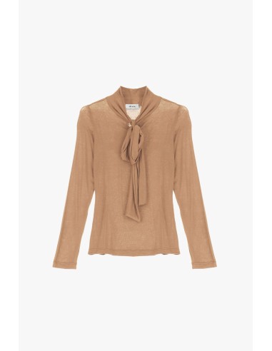 Top A Manica Lunga Con Fiocco E Taglio Dritto Dixie - Vestiti Firma...