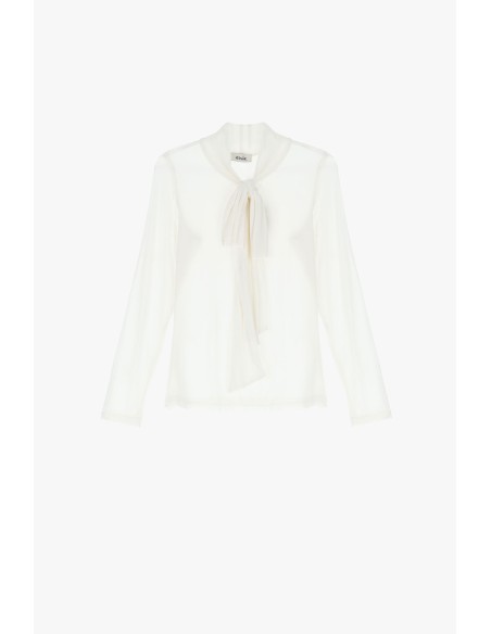 Top A Manica Lunga Con Fiocco E Taglio Dritto Dixie - Vestiti Firma...