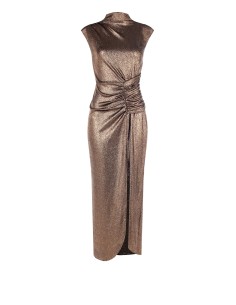 Vestido Longo Justo em Lurex com Alças Rinascimento 2