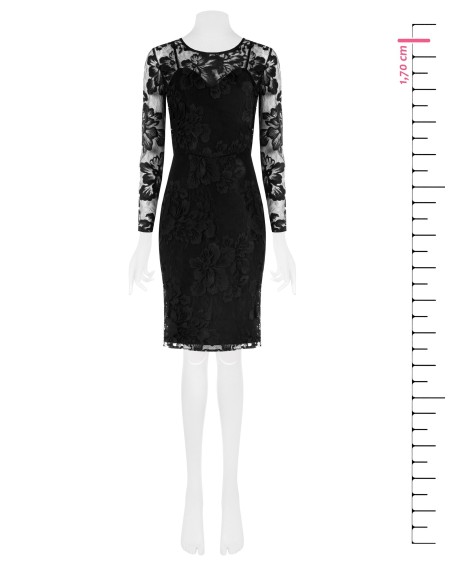 Vestido Tubinho em Renda Rinascimento