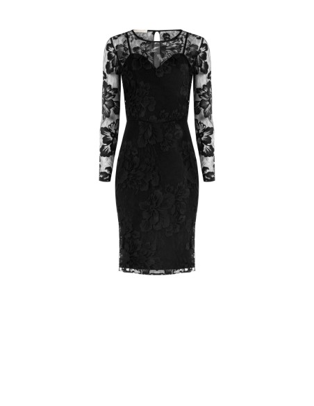 Vestido Tubinho em Renda Rinascimento