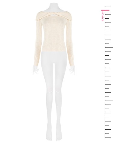 Maglione Sfiancato Con Scollo Arrotolato Rinascimento - Vestiti Fir...