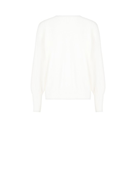 Camisola oversize com botões-joia nos punhos Rinascimento