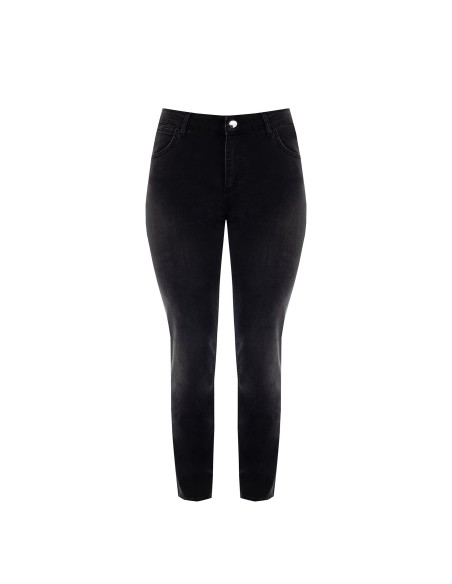 Jeans Curvy Skinny com strass no bolso traseiro Rinascimento Curvy