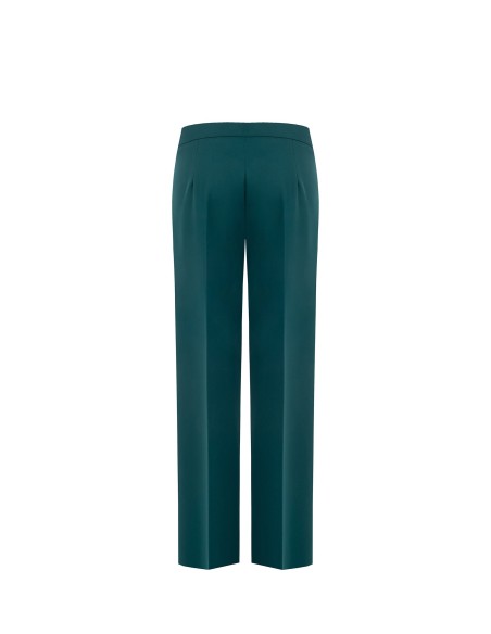 Pantaloni Palazzo In Tessuto Bi-Stretch Rinascimento - Vestiti Firm...