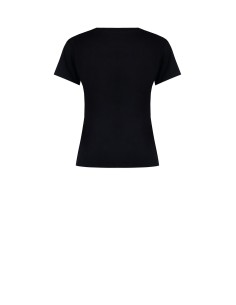 T-shirt de corte regular em algodão com estampa de figuras femininas flocada Rinascimento 2