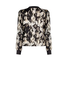 Blusa Ampia In Raso Con Bottoni E Catena Removibili Rinascimento - ... 2