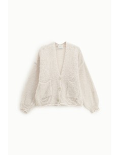 Cardigan Con Lavorazione Grossolana E Tasche Frontali Dixie - Vesti...