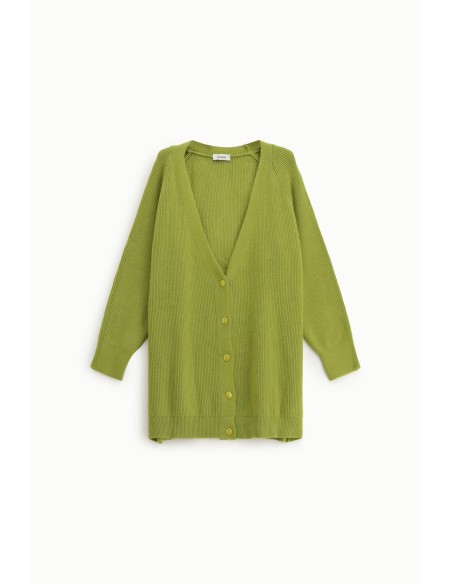 Cardigan Longo Com Botões E Mangas Compridas Dixie - Vestiti Firmati Life Smiles