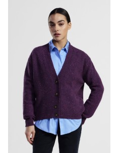 Cardigan Com Botões E Motivo Pontilhado Dixie - Vestiti Firmati Life Smiles