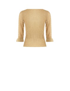 Top A Coste Con Filato In Lurex E Scollo A V Rinascimento - Vestiti... 2