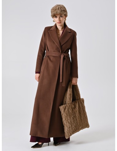 Casaco De Veludo Extra Comprido Com Cinto A Condizer Rinascimento - Vestiti Firmati Life Smiles