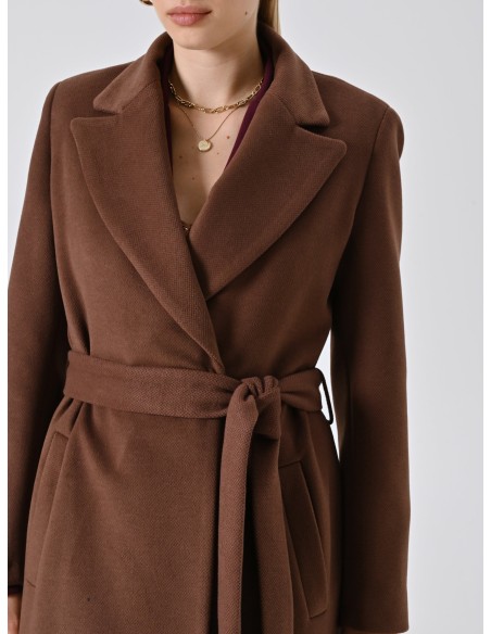 Casaco De Veludo Extra Comprido Com Cinto A Condizer Rinascimento - Vestiti Firmati Life Smiles