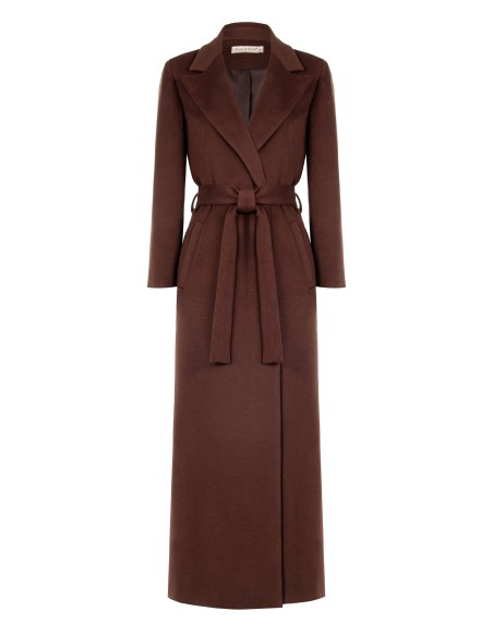 Casaco De Veludo Extra Comprido Com Cinto A Condizer Rinascimento - Vestiti Firmati Life Smiles