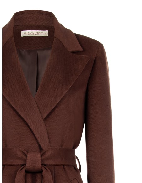 Casaco De Veludo Extra Comprido Com Cinto A Condizer Rinascimento - Vestiti Firmati Life Smiles