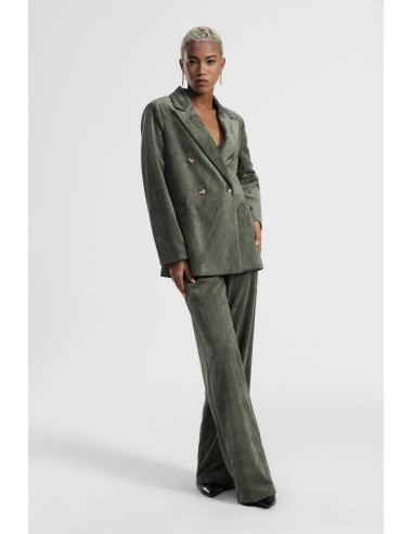 Calças Largas Efeito Veludo Dixie - Vestiti Firmati Life Smiles