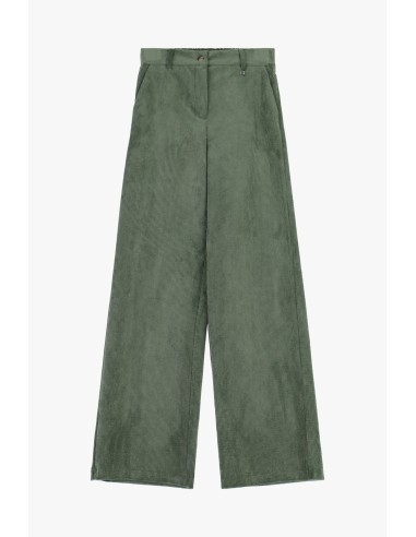 Calças Largas Efeito Veludo Dixie - Vestiti Firmati Life Smiles