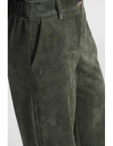 Calças Largas Efeito Veludo Dixie - Vestiti Firmati Life Smiles