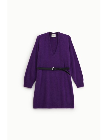 Vestido Curto Com Cinto E Decote Em V Dixie
