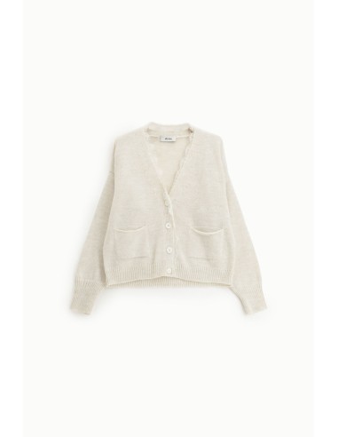 Cardigan com decote em V e bolsos frontais Dixie