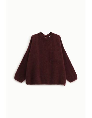 Camisola Gola Redonda com Bolso Aplicado Dixie