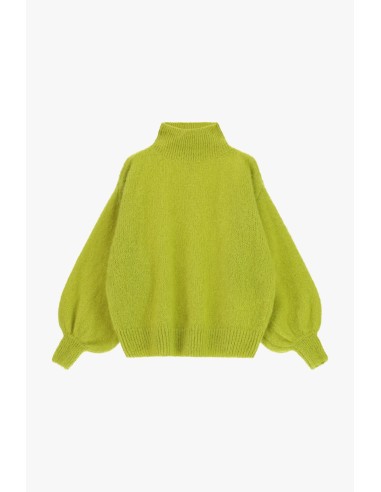 Camisola de Gola Alta Mangas Compridas Largas Dixie