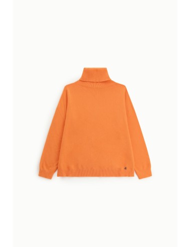 Camisola de gola alta, corte regular, com bainha e punhos canelados Dixie