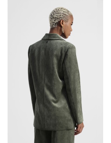 Blazer Cruzado Em Veludo Cotelê Dixie - Vestiti Firmati Life Smiles