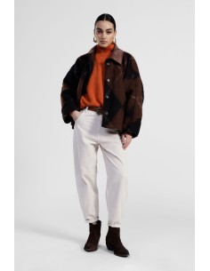 Calças De Perna Larga Com Cintura Alta E Bolsos Dixie - Vestiti Firmati Life Smiles