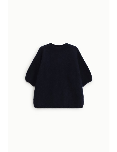 Camisola Oversize Mangas 3/4 Gola Redonda Dixie - Vestiti Firmati Life Smiles