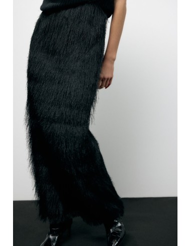 Gonna Lunga Con Texture Effetto Pelliccia Dixie - Vestiti Firmati L...