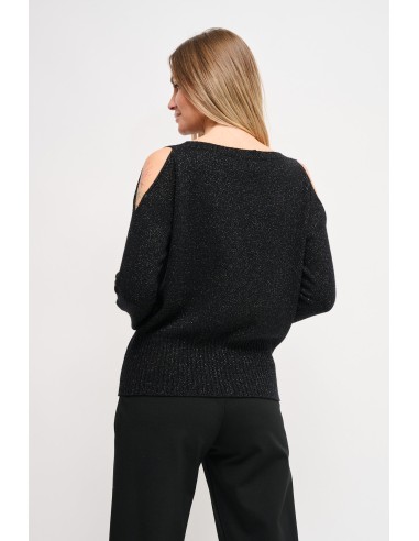 Malha em Lurex com Cut-out Maryley