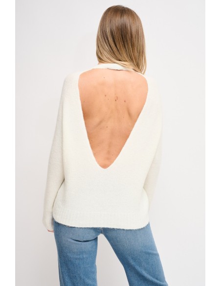 Camisola com costas descobertas Maryley
