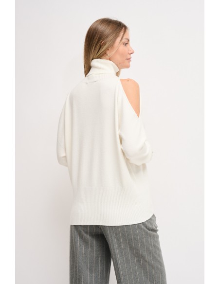 Camisola com gola alta e cut-out Maryley
