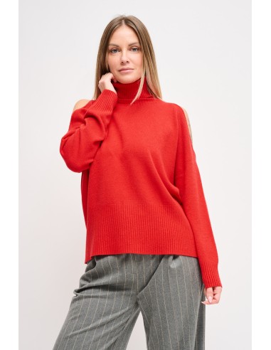 Camisola com gola alta e recorte Maryley