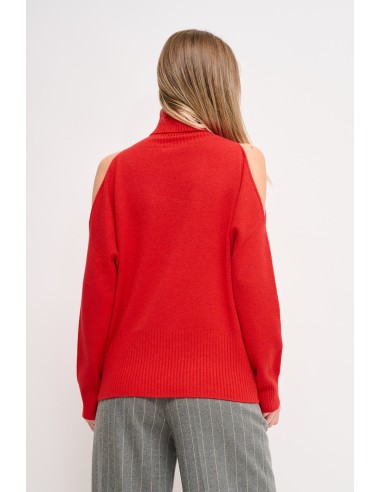 Camisola com Gola Alta e Cut-out Maryley